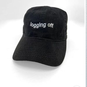 Corporate Natalie “Logging Off” Ladies Ball Cap Black One Size